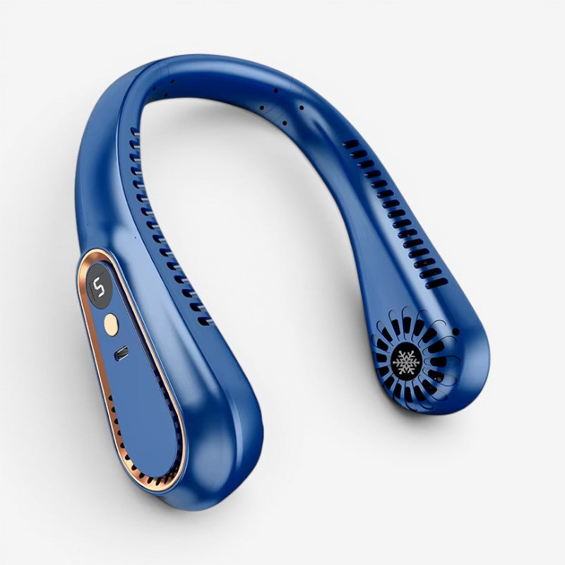 Halsbåren bladløs ventilator med USB-opladning | AirFlow