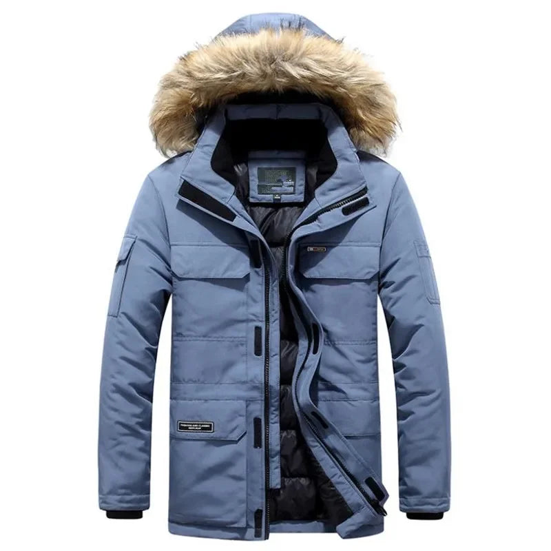 Herrejakke Casual Lynlås Bomuld Polyester | Carter
