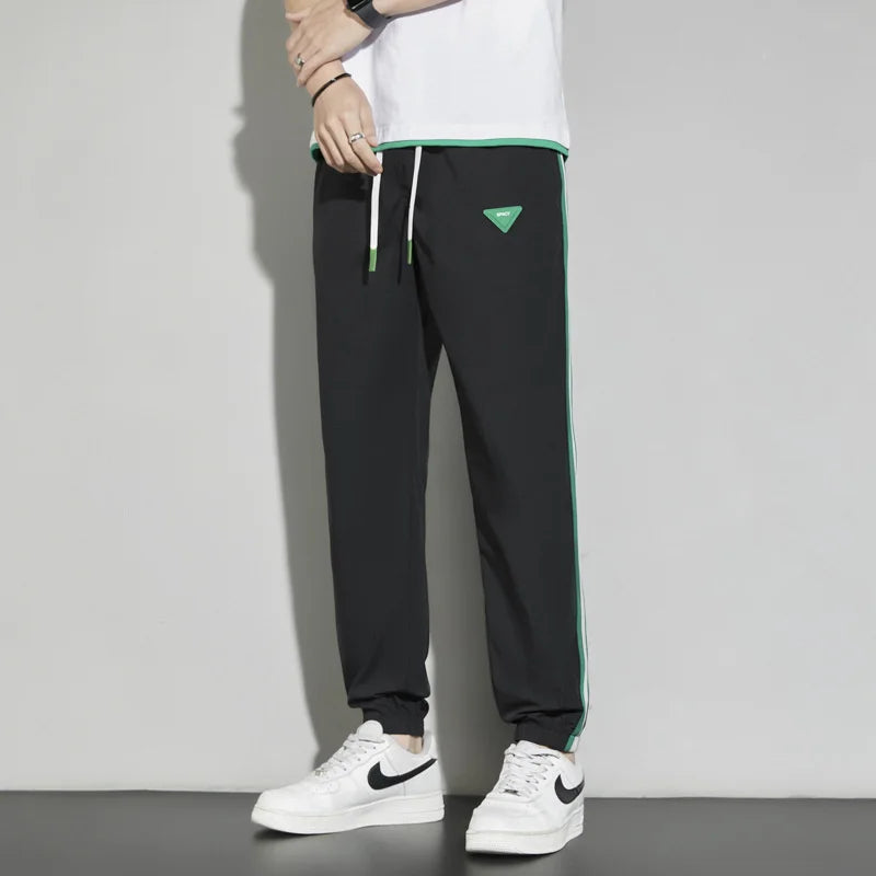 Joggingbukser Sport Stretch Med Striber Komfort | Varex