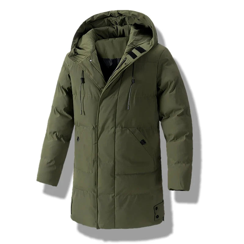 Vinterjakke Foret Hætte Polyester | Falken