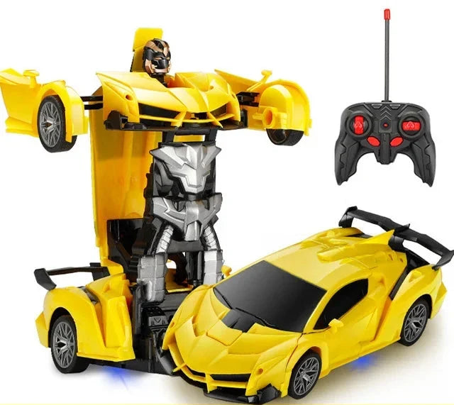 Fjernstyret transformationsbil med robotfunktion og lys | Megaxon