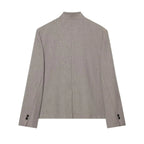 Blazer Stand Collar Casual Lightweight | Elvyn