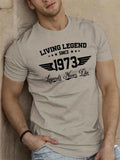 Kaelor – Letvægts T-shirt med 1973 Print Komfort til Sommer
