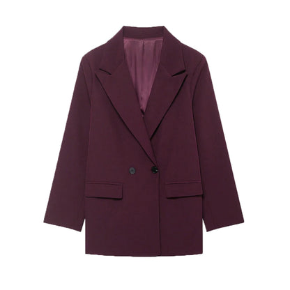 Blazer Loose Double Breasted Casual | Virel