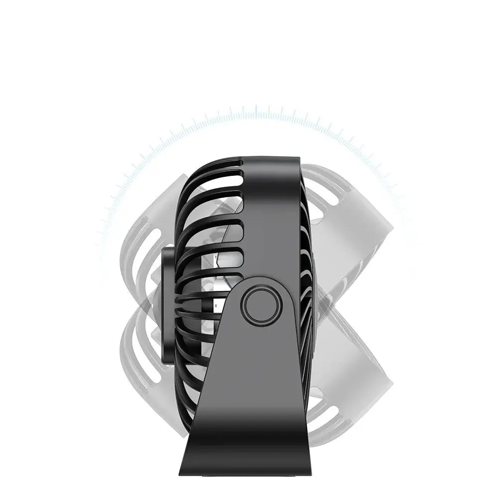 USB Bordventilator 360° Justerbar | AeroPulse