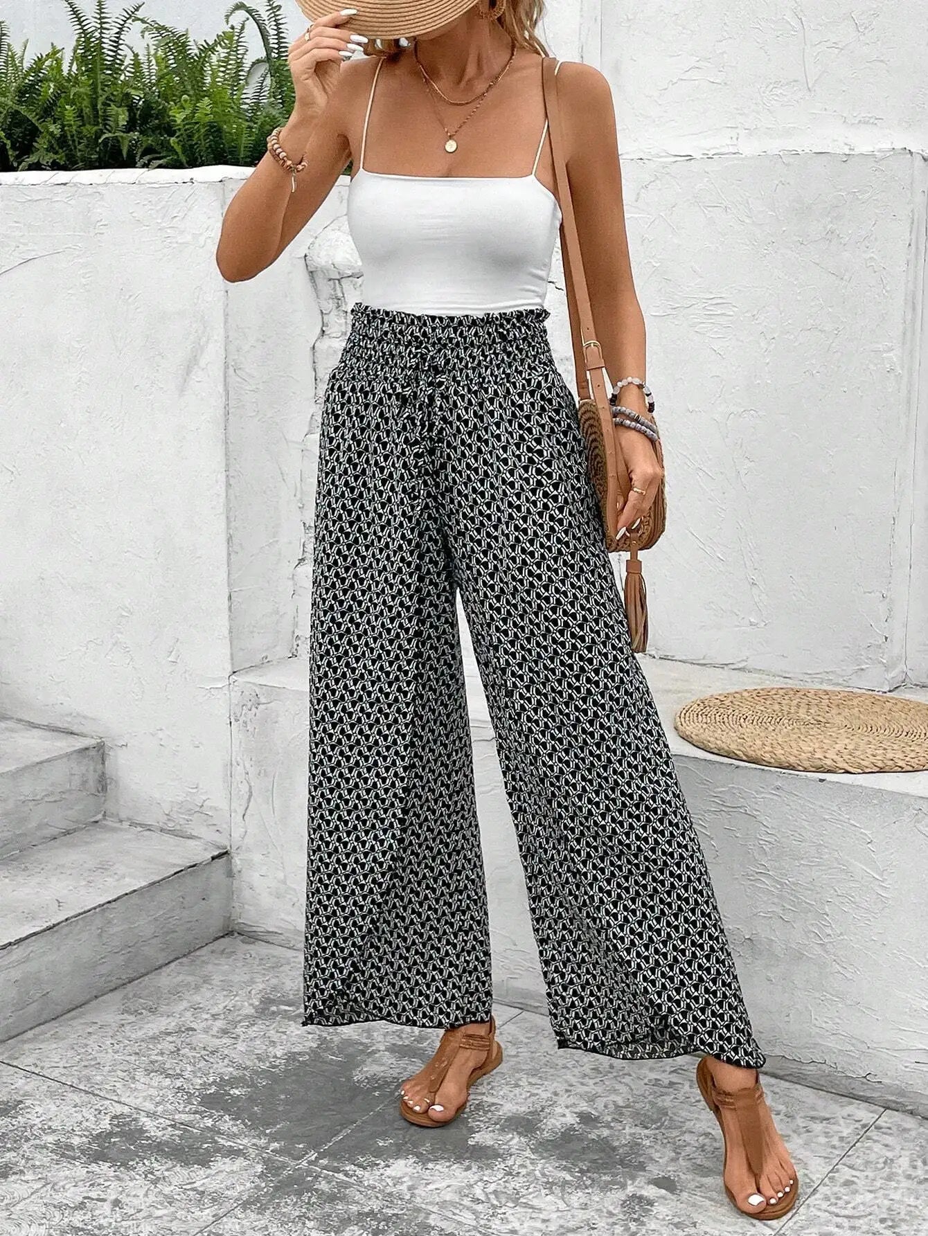 Dame Culotte Paisley Regular Fit | Lureza
