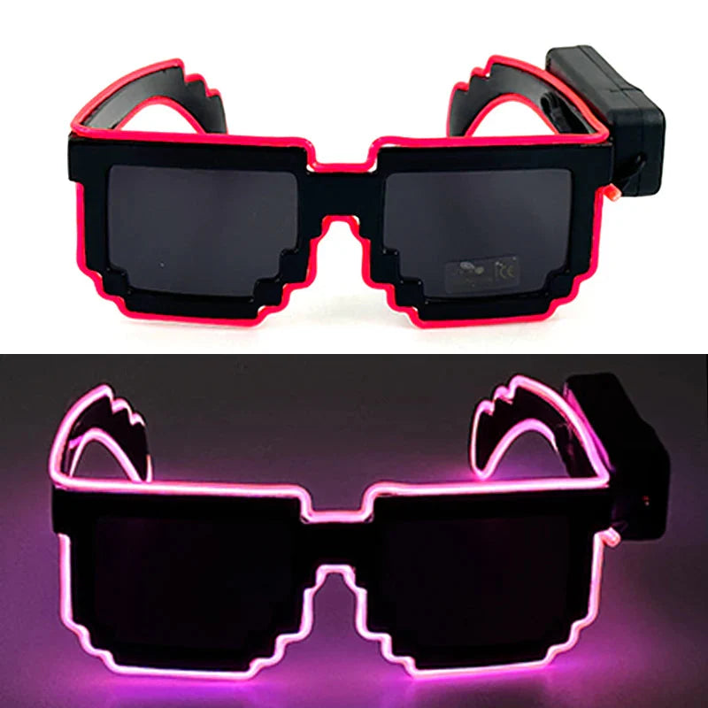 LED-lysbriller med fire lystilstande | GlowPulse