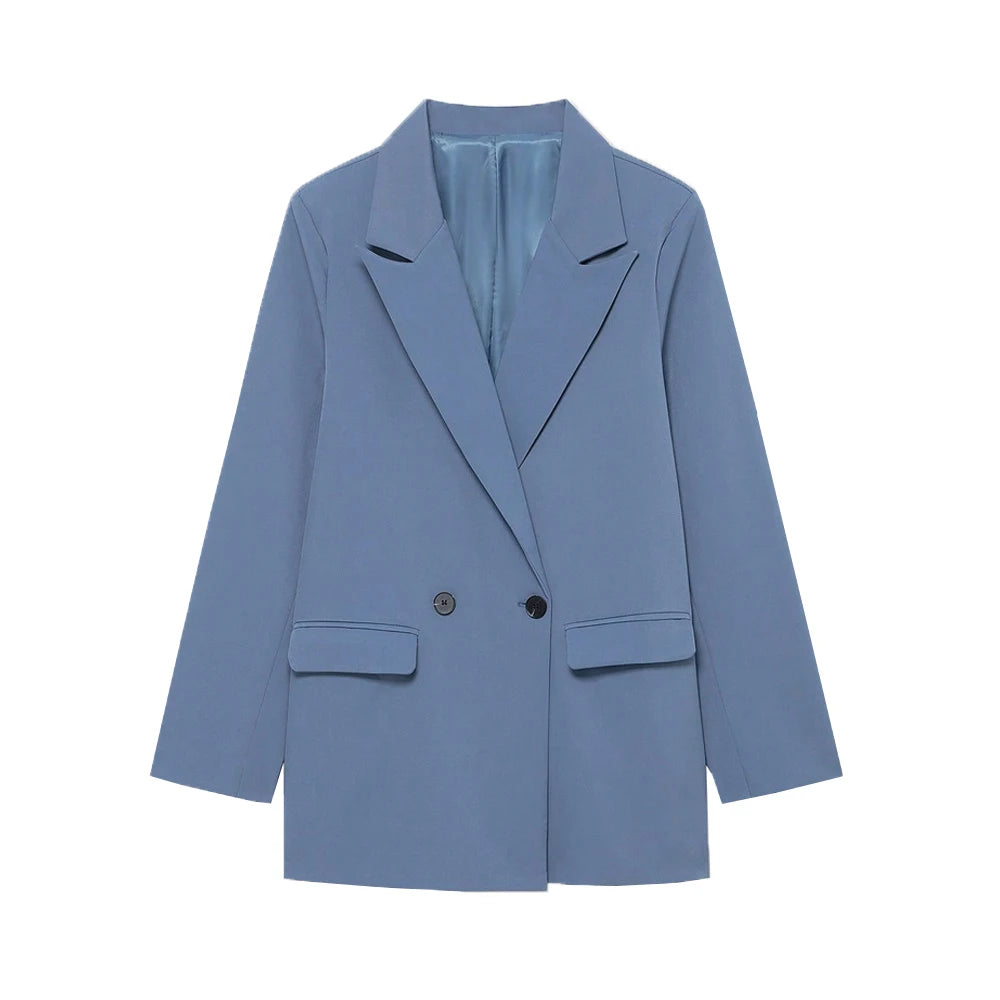 Blazer Loose Double Breasted Casual | Virel