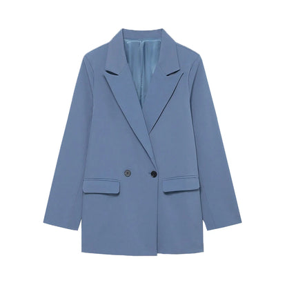 Blazer Loose Double Breasted Casual | Virel