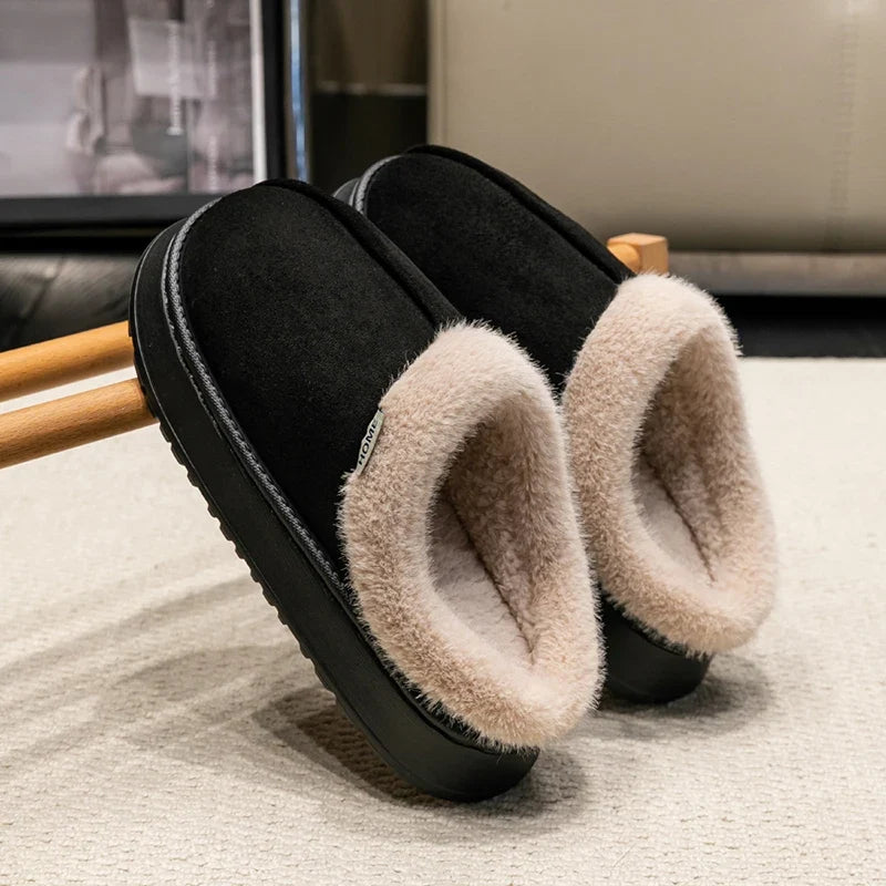 Forede unisex hjemmesko med plys imiteret ruskind og EVA-sål | Isaac