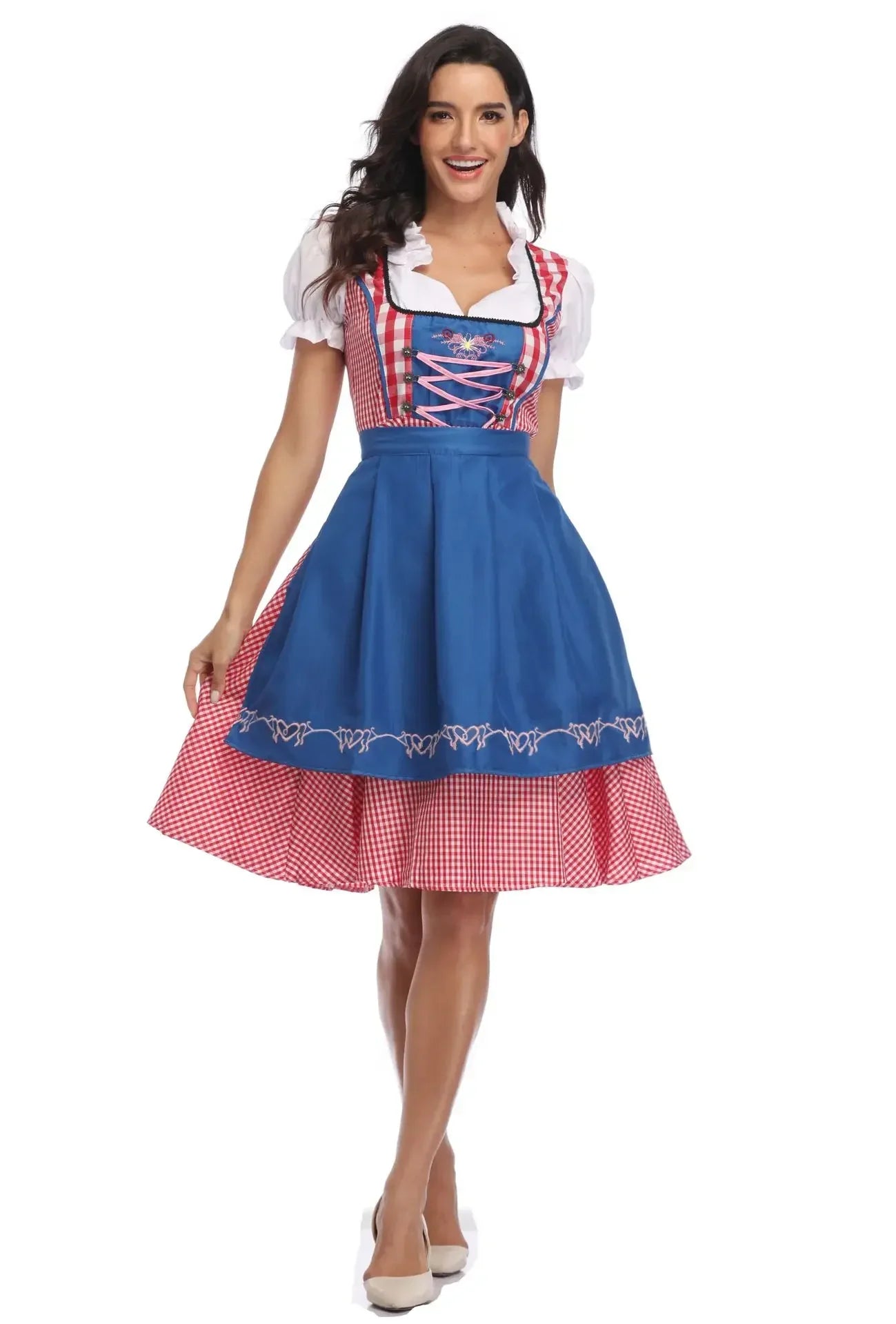 Dirndl Traditionelt Polyester Oktoberfest | Waldina