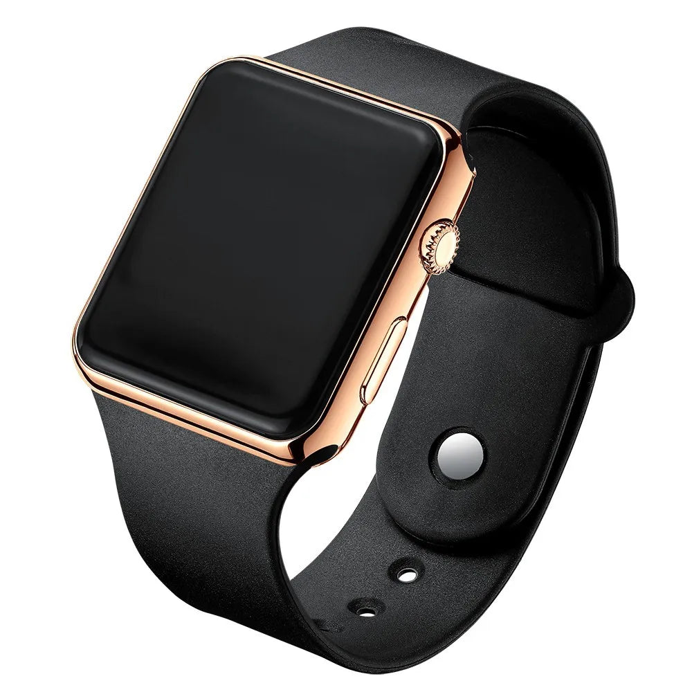 Digitalt Armbåndsur LED Display Silikonerem | Orvado
