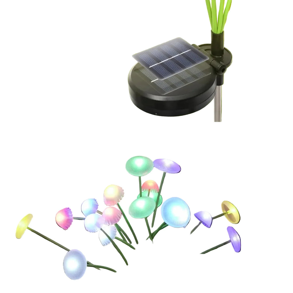 Dekorativ solarlampe til haven med 12 LED lys | Solis