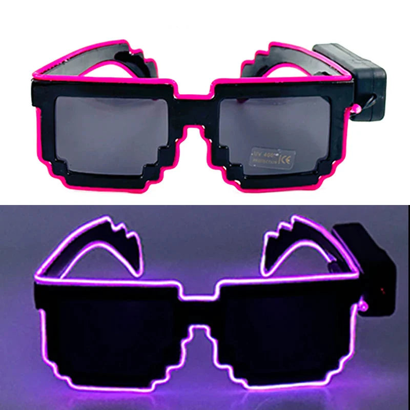 LED-lysbriller med fire lystilstande | GlowPulse