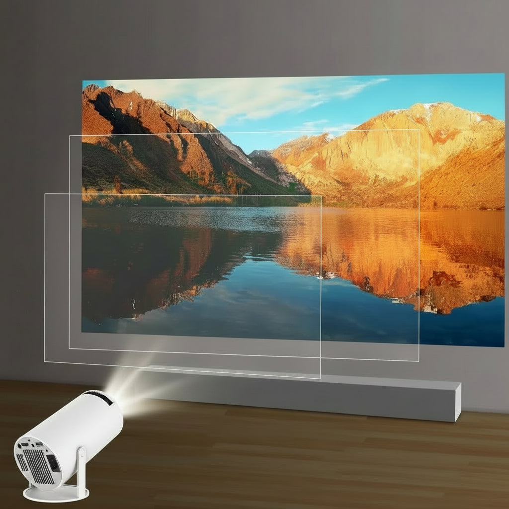 Projektor 4K Bærbar LED Hjemmebiograf Smart | MAG