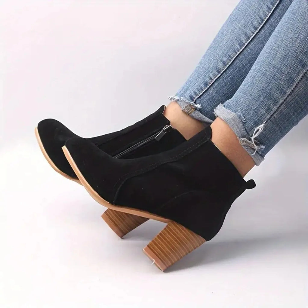 Dame Støvler Ruskind Slip-on Vinter | Britney