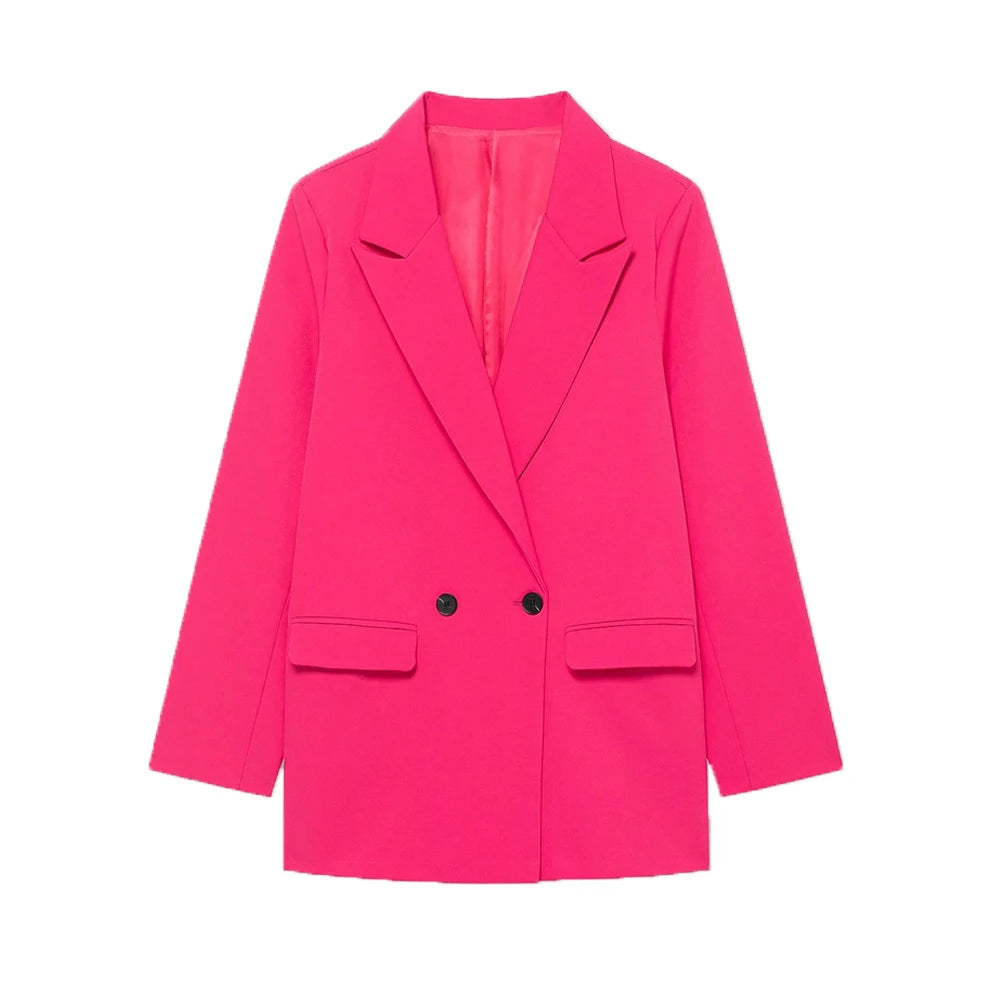 Blazer Loose Double Breasted Casual | Virel