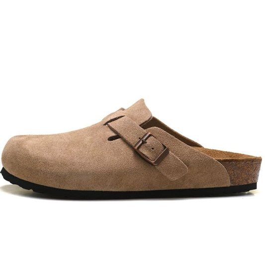 Clogs ruskind komfort kork fodseng | Solevik