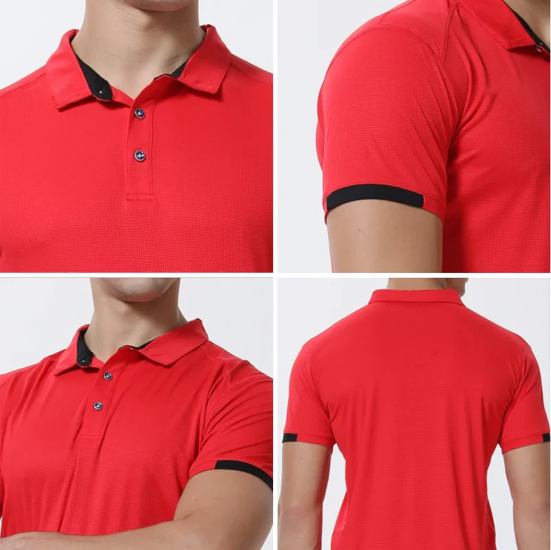 Norvik Hale Kortærmet Polyester Herre Polo Shirt Sommer