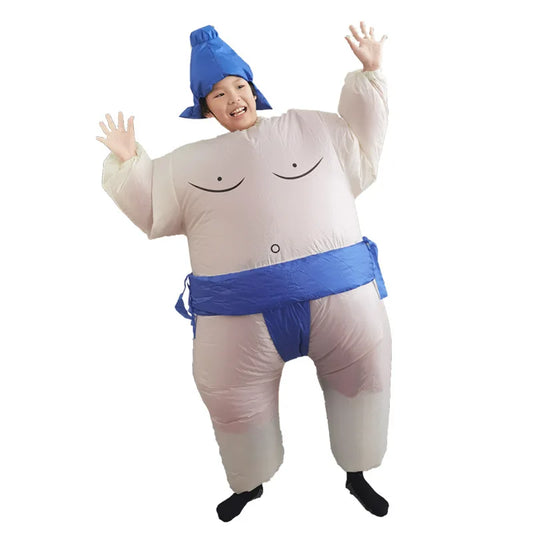 Oppusteligt Sumo Kostume Helkrops Unisex Fest | Brunner