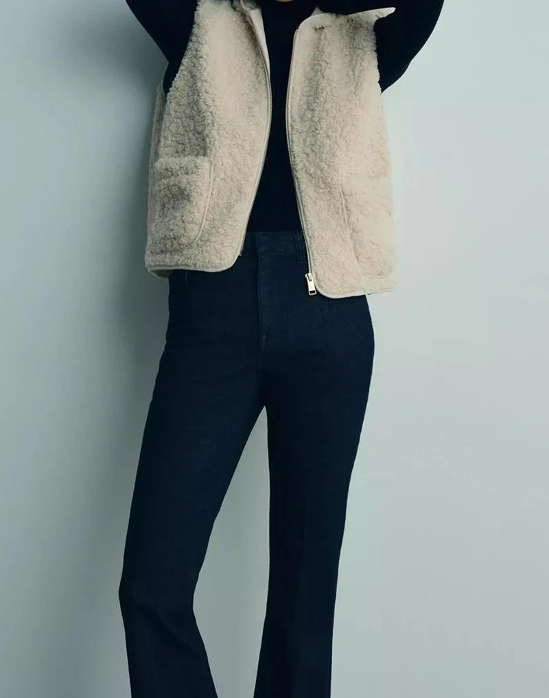 Hættevest Casual Fleece Polyester | Madison
