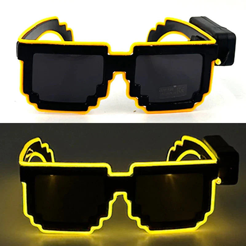 LED-lysbriller med fire lystilstande | GlowPulse