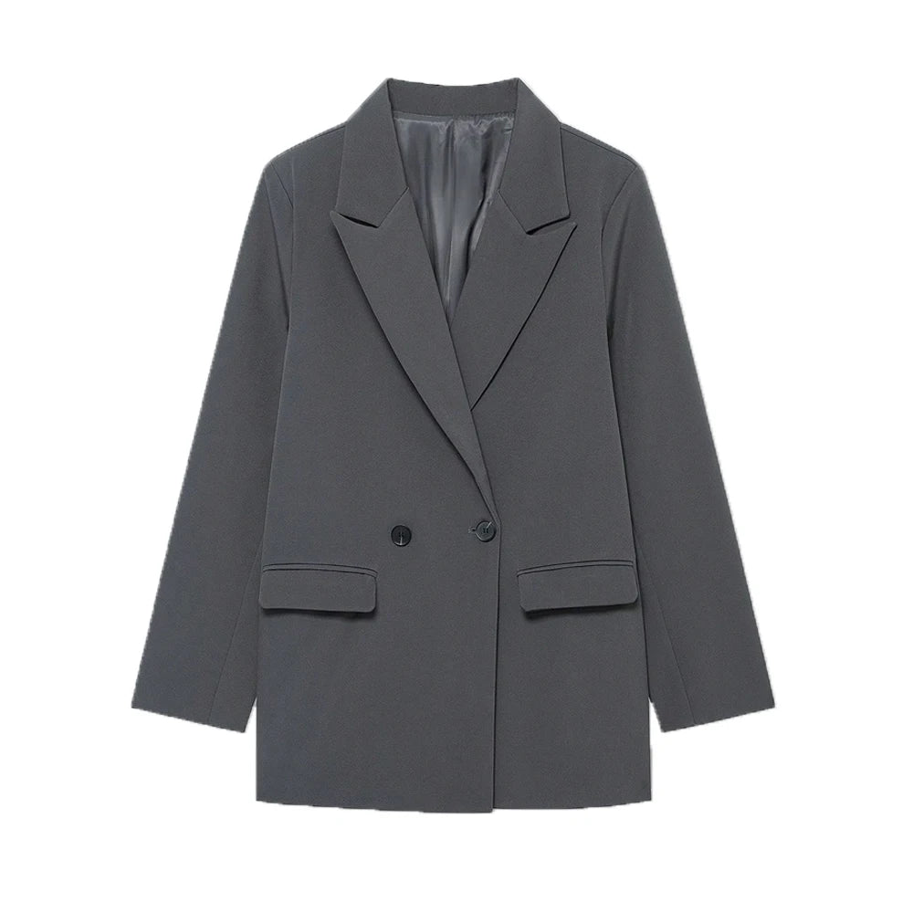 Blazer Loose Double Breasted Casual | Virel
