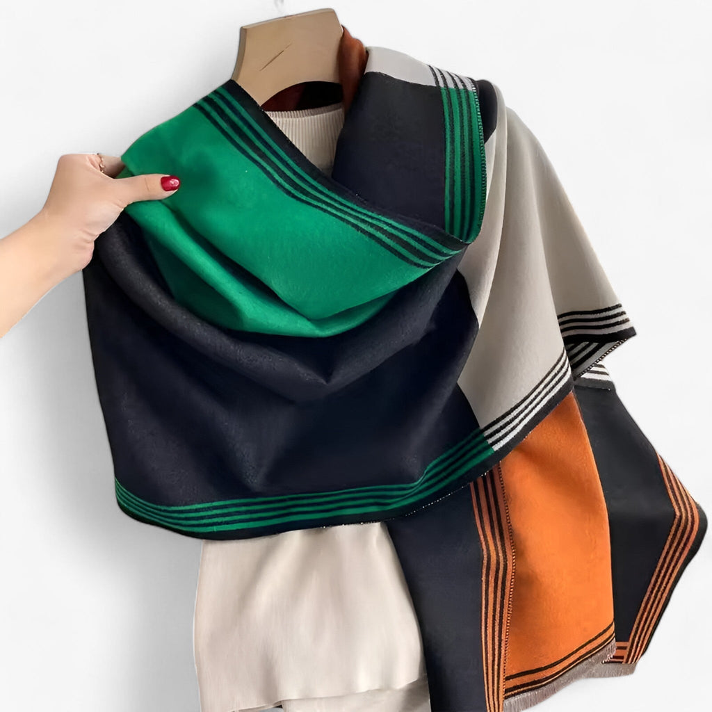 Tørklæde Oversized Geometrisk Multifunktionelt Styling | Virel