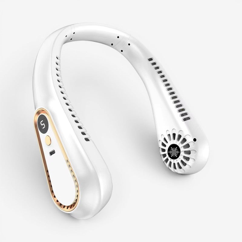 Halsbåren bladløs ventilator med USB-opladning | AirFlow