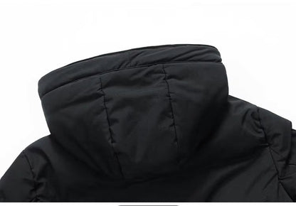 Vinterjakke Foret Hætte Polyester | Falken