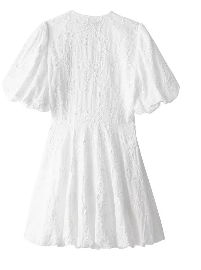 V-hals Sommerkjole Let A-line Polyester | Solmira