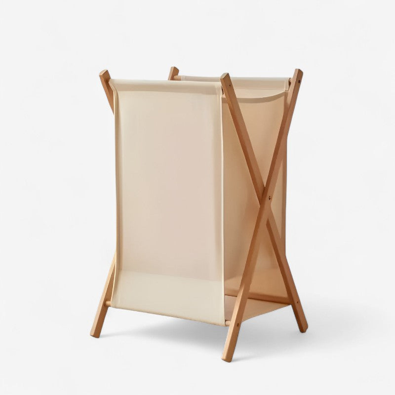 Opbevaringskurv med Sammenklappeligt Beige Design Elora
