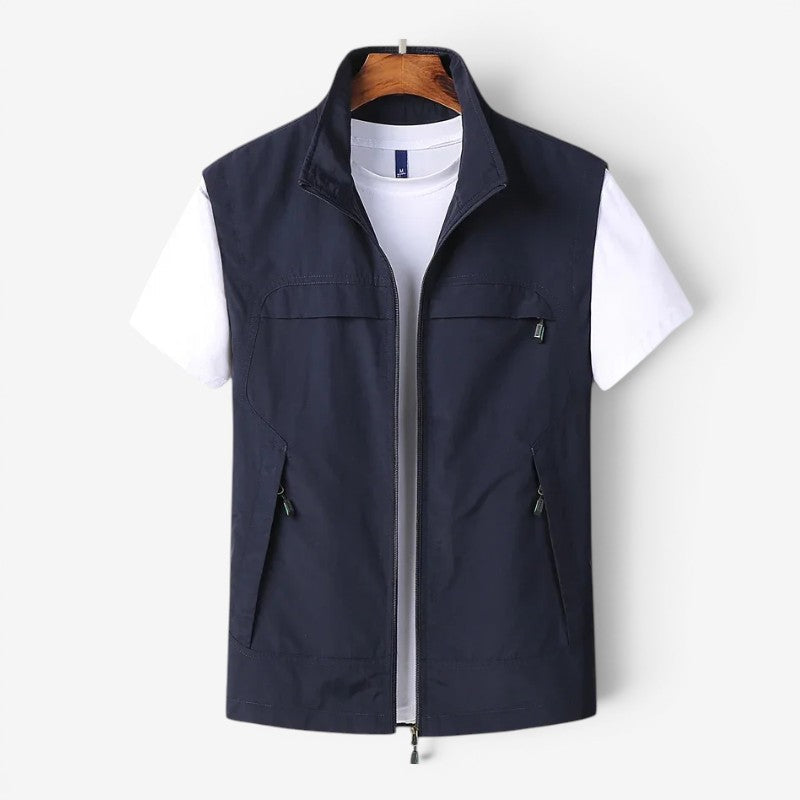 Herre Utilityvest Multifunktionel Lommer | Branton