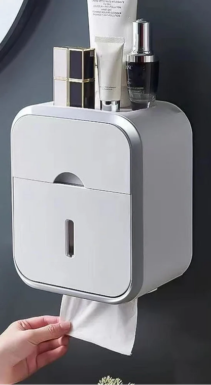 Toiletpapirholder Opbevaring Vægmontering Badeværelse | RollGuard