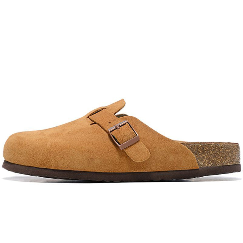 Clogs ruskind komfort kork fodseng | Solevik