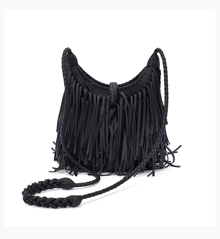 Skuldertaske Vintage PU Læder | Savannah
