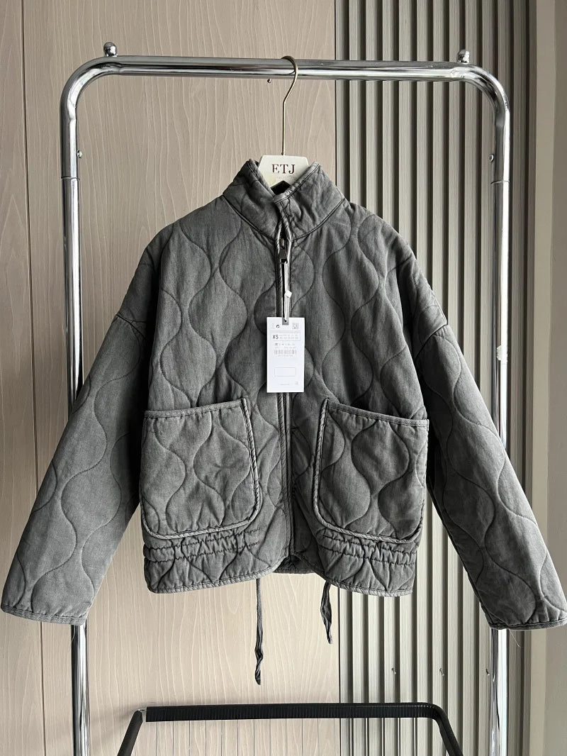 Jakke Turtleneck Wide Fit Gevoerd Herfst Winter | Zarex