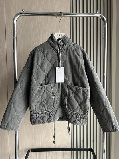 Jakke Turtleneck Wide Fit Gevoerd Herfst Winter | Zarex