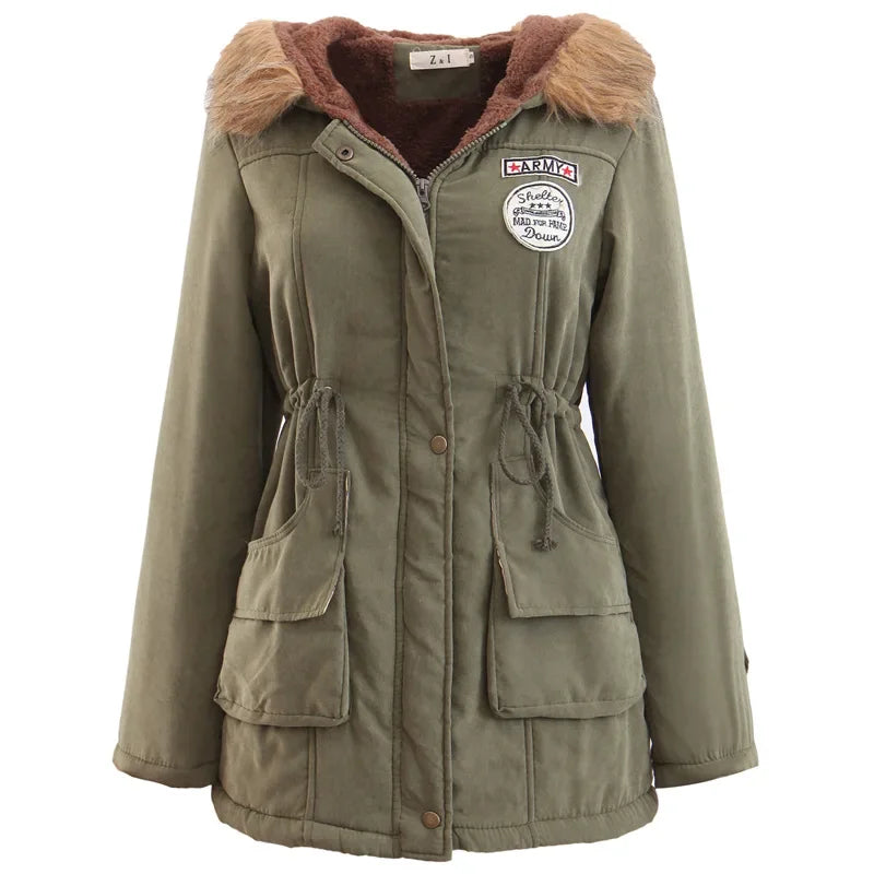 Vinterparka Justerbar Talje Foret Polyester | Irene