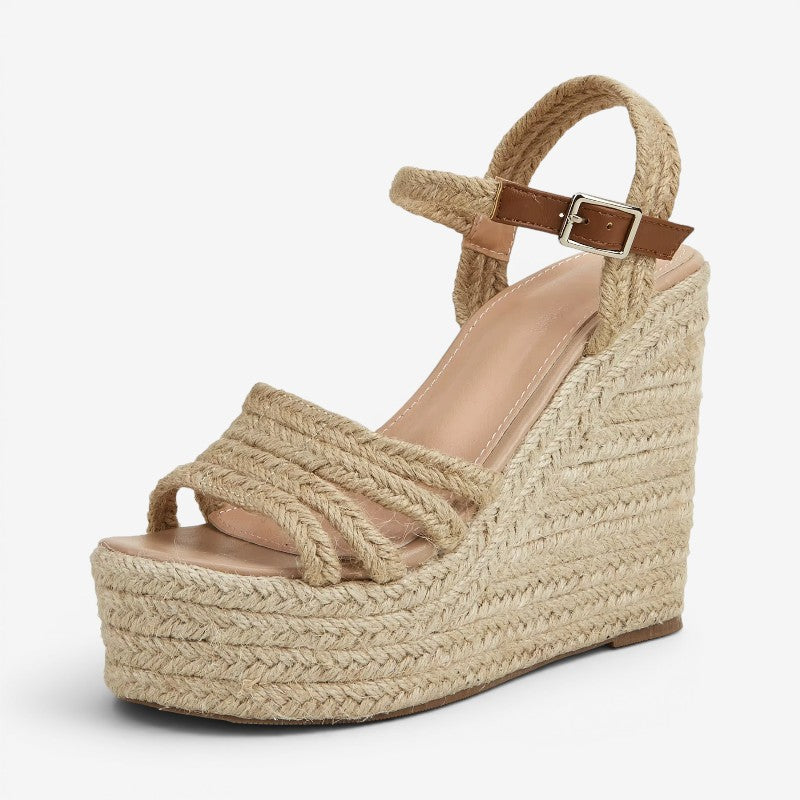 Sandaler Kilehæl Justerbar Komfort | Viresta