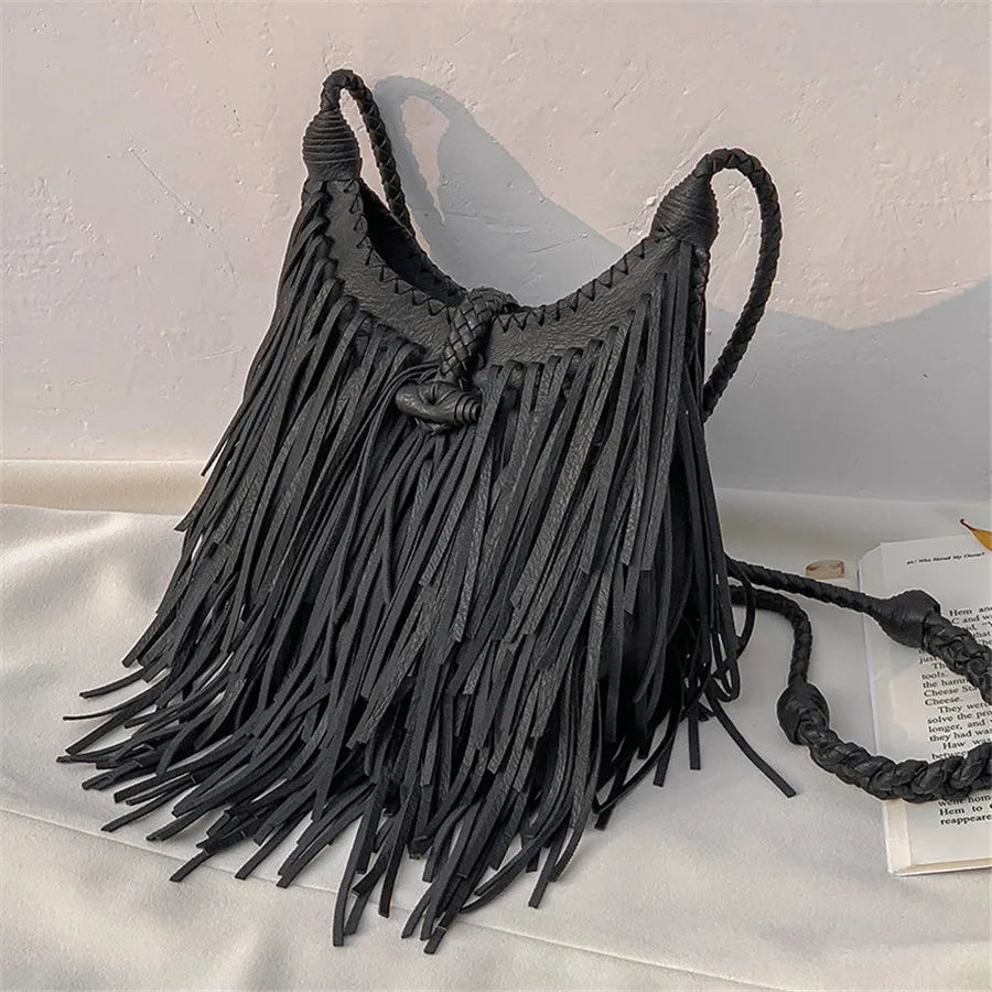 Skuldertaske Vintage PU Læder | Savannah