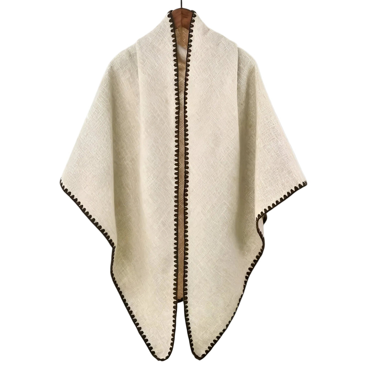 Trekanttørklæde til kvinder pashmina let ensfarvet sjal til lag-på-lag styling | Sofía
