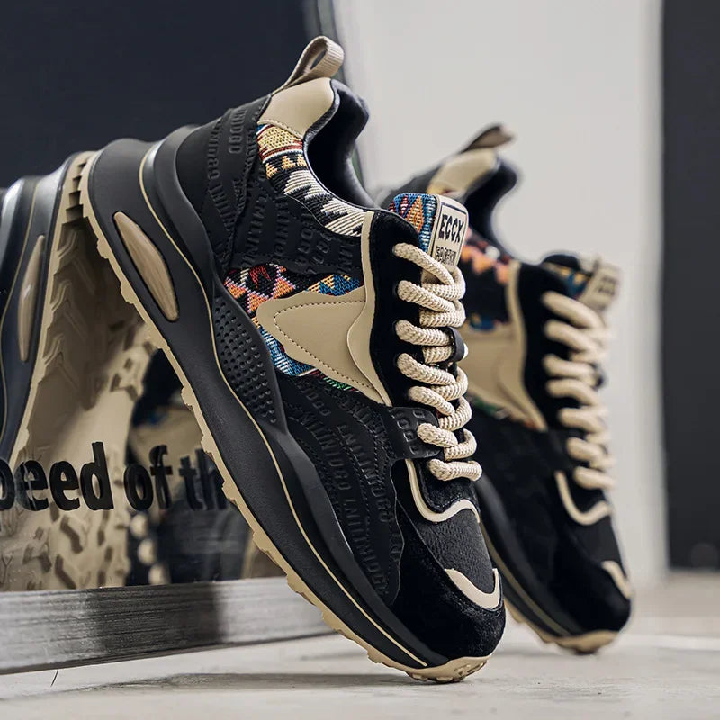 Sneakers syntetisk snørelukning PVC-sål komfort | Doreno