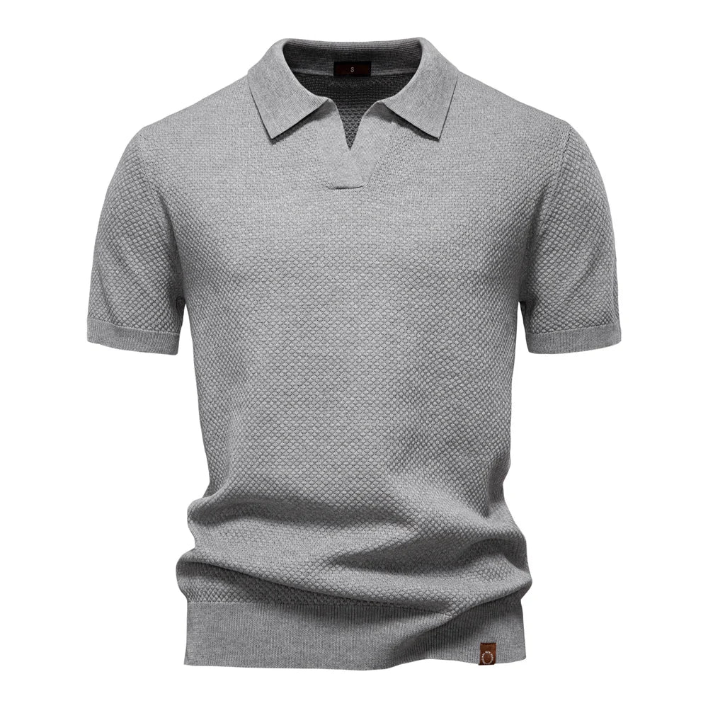 Aldric Mason Klassisk Kortærmet Polo Shirt Til Sommer Herre