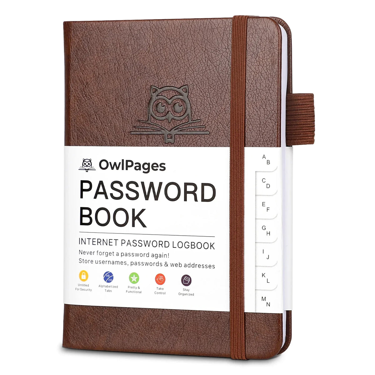Passwordbog Alfabetisk Hardcover | SecureVault