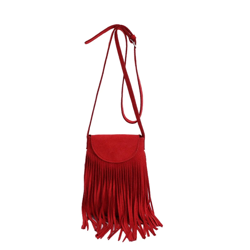 Clutch Vintage Ruskind Kvastdetalje | Delaney
