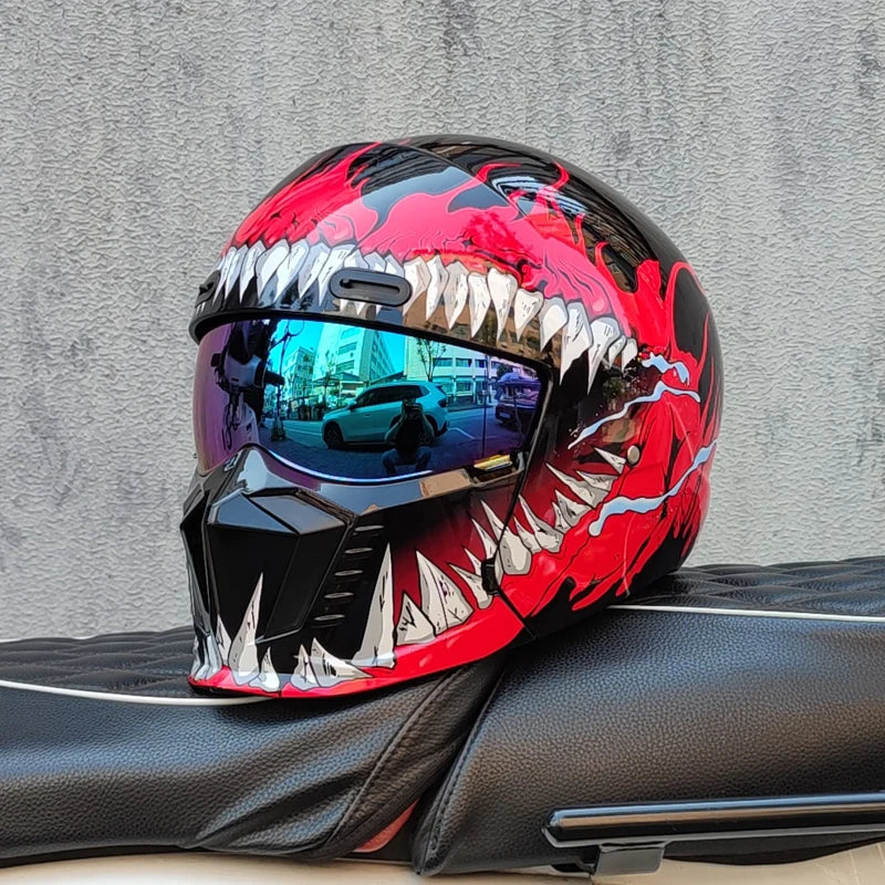 Motorcykelhjelm Full Face Visir ABS | Velorum