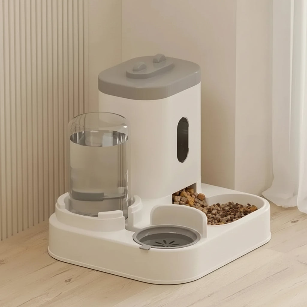 Automatisk Foderskål Vanddispenser Stor Kapacitet | Milo