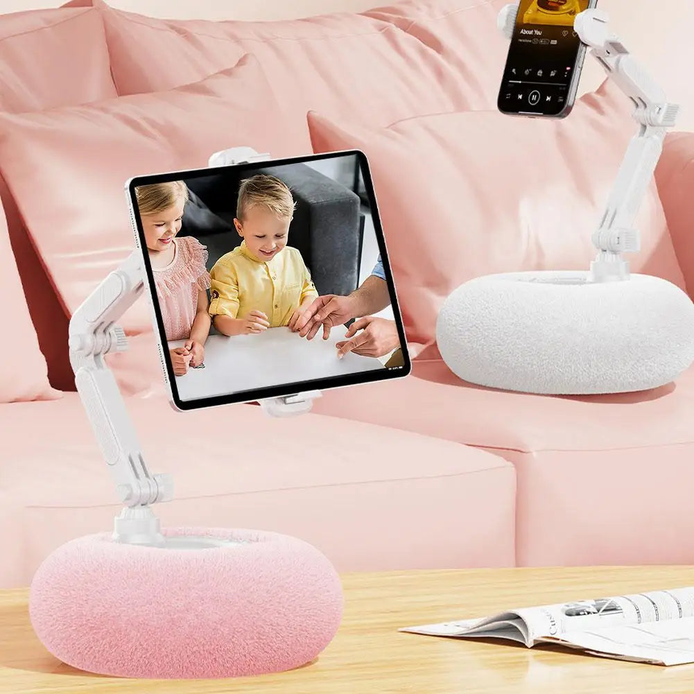 Foldbar pudeholder til mobil og tablet med justerbar teleskoparm | Quentin