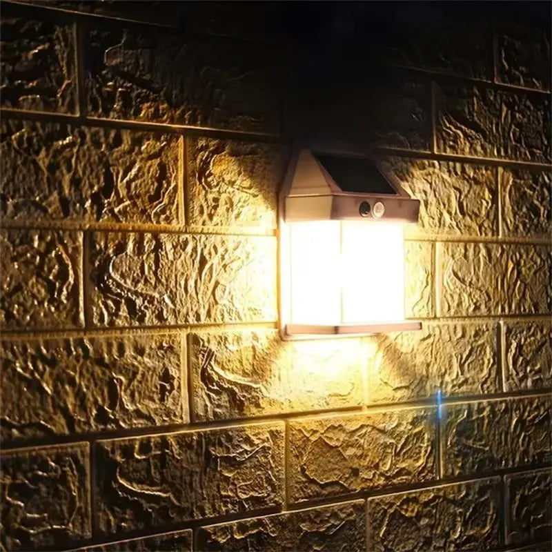Solar Væglampe Bevægelsessensor 120° LED Udendørs | Lumero